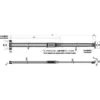 LAMP(Sugatsune) Stainless Steel  Free-Stop Stay > B-1470-1 - Image 2