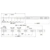 LAMP(Sugatsune) Ball Bearing Rail FL28 3-Section Detachable Type > 422.95.965