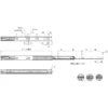 LAMP(Sugatsune) Slide Rail Soft Close FA15.30 3-Section(Ball Bearing Rail) > 432.02.434 - Image 3