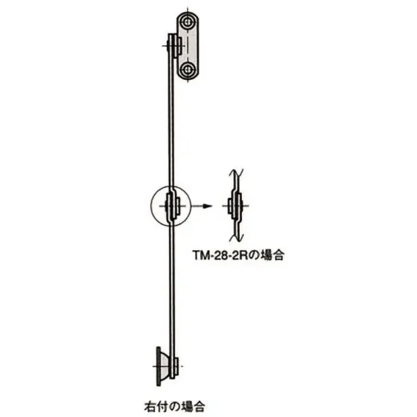 LAMP(Sugatsune) Stay for Top Covers > TM-28-2R - Image 2