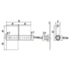 LAMP(Sugatsune) Heavy-Duty Iron Weld-On Hinge (Unfinished) >2000W-153L - Image 2