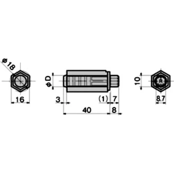 RYOBI Rotary Damper >BP-879-1-L-15K - Image 2