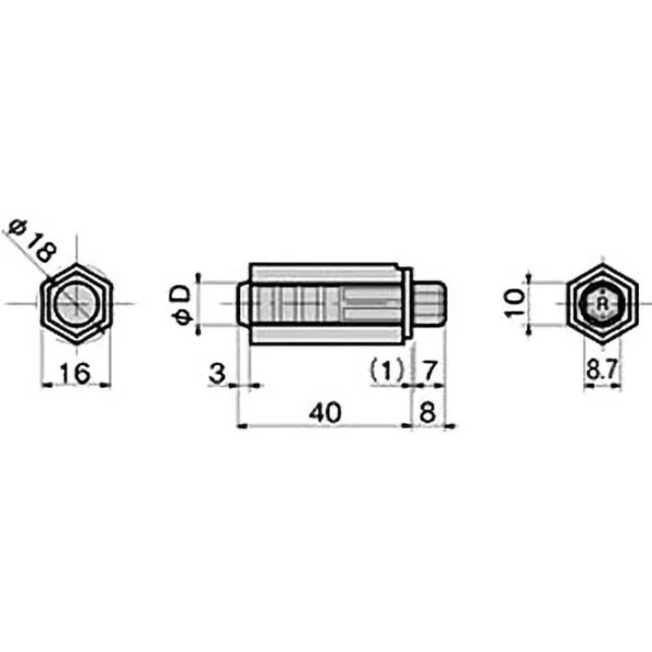 RYOBI Rotary Damper >BP-879-1-L-10K - Image 2