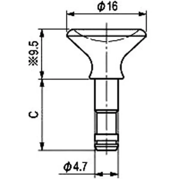 LAMP(Sugatsune) Nylatch Plunger> TL-H323-2-1-2 - Image 2
