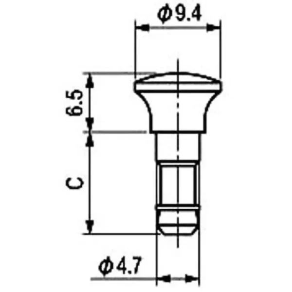 LAMP(Sugatsune) Nylatch Plunger> TL-H323-4-5-2 - Image 2