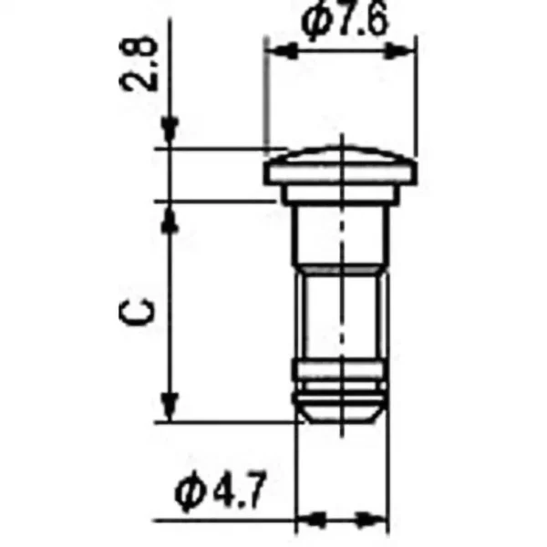 LAMP(Sugatsune) Nylatch Plunger> TL-H323-5-3-1 - Image 2