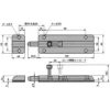 LAMP(Sugatsune) Stainless Steel Slide Latch >TL-291 - Image 2