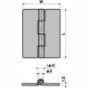 LAMP(Sugatsune) Hinge(L30*W20*t1.5) > BP-106-A-2-Clear - Image 2