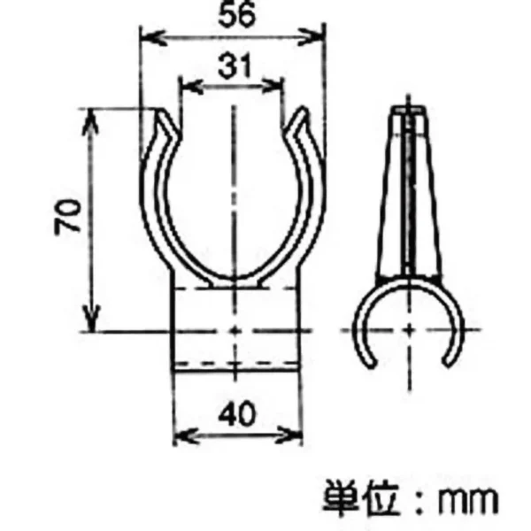 TRUSCO 28 Plastic Joint >J-129 S BL - Image 2