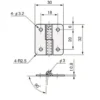 LAMP(Sugatsune)  Lift-off Hinge >TH-11-L - Image 3