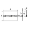 LAMP(Sugatsune) Steel Heavy-Duty Welded Hinge > 880W-64N - Image 2