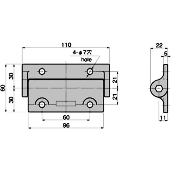 LAMP(Sugatsune) Damper Hinge > B-879-1H - Image 2