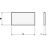 TRUSCO Shim Plate Cut Product Material Stainless Steel (SUS304) > TS50-50-03 - Image 2