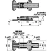 LAMP(Sugatsune) Stainless Steel  Adjustable Fastener > C-1231-2-1 - Image 2