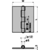 LAMP(Sugatsune) Heavy Duty Flat Hinge(L90*W60*t3) >B-41-2 - Image 2