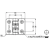 LAMP(Sugatsune) Resin Stopper Hinge > HG-YJ50BL - Image 2