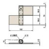 LAMP(Sugatsune) Stainless Steel Flag Hinge >B-19-SUS-4(Right-Handed) - Image 2